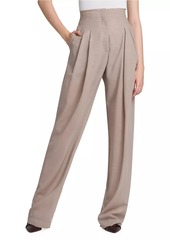 Philosophy Straight-Leg Wool-Blend Voile Pants