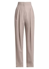 Philosophy Straight-Leg Wool-Blend Voile Pants