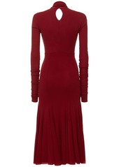 Philosophy Stretch Tulle Flared Midi Dress