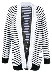 Philosophy striped knitted cardigan