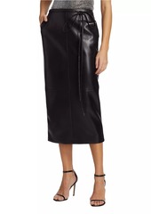 Philosophy Vegan Leather Midi Skirt