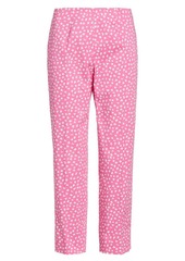 Piazza Sempione Audrey Cropped Printed Trousers