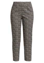 Piazza Sempione Audrey Print Crop Tapered Trousers