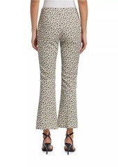 Piazza Sempione Grace Floral Ankle-Crop Flared Trousers