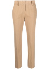Piazza Sempione pinstriped tailored cropped trousers