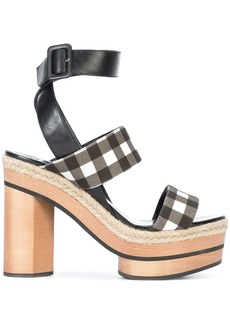 Pierre Hardy check open-toe sandals