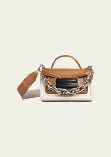 Pierre Hardy Alpha Plus Flap Leather Top-Handle Bag