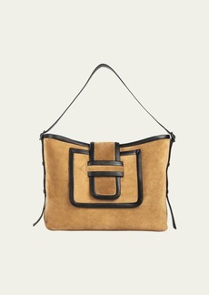 Pierre Hardy Alpha Suede & Leather Tote Bag