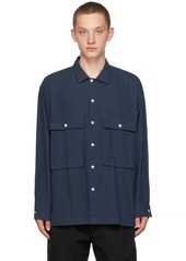 Pilgrim Surf + Supply Navy Ivan Shirt