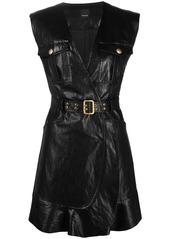 Pinko belted coated dress