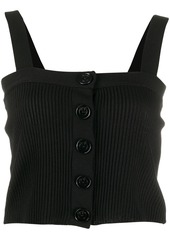 Pinko buttoned sleeveless knitted top