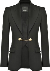 Pinko chain-detail tailored blazer