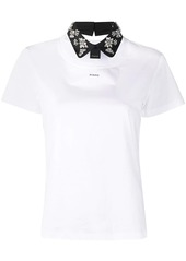 Pinko crystal-embellished logo-print T-Shirt