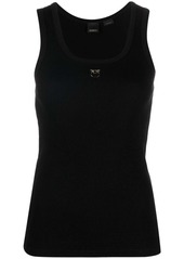 Pinko embroidered logo tank top