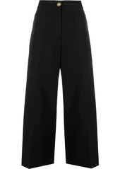Pinko flared cropped trousers