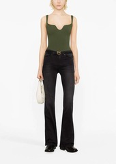 Pinko Flora belted flared jeans