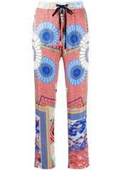 Pinko high-waisted patterned trousers