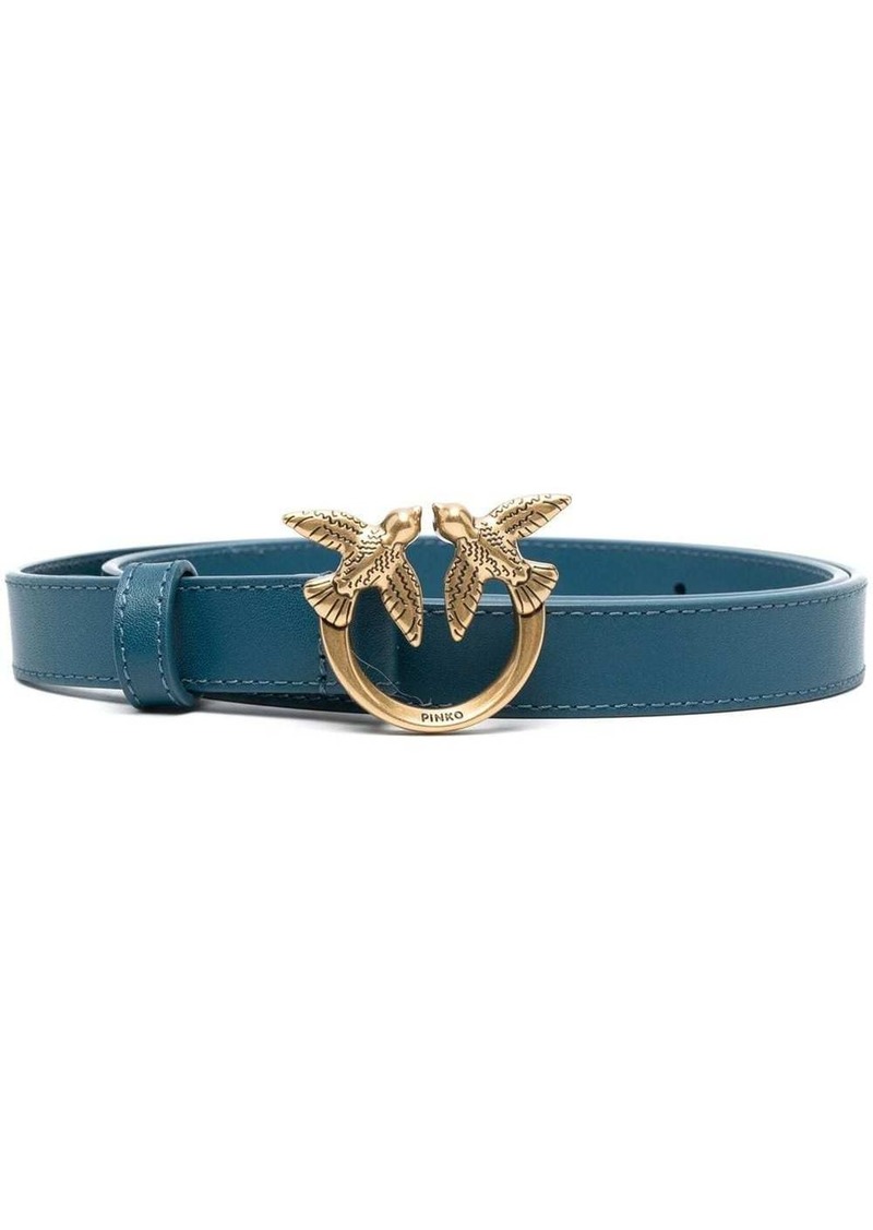 Pinko love bird leather belt