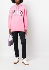 Pinko mirrored-logo hoodie