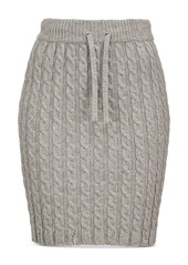 Pinko Cable Knit Mini Skirt
