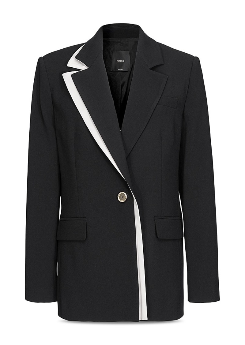 Pinko Contrast Trim Blazer