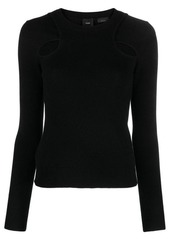 PINKO Cut-out knitted jumper