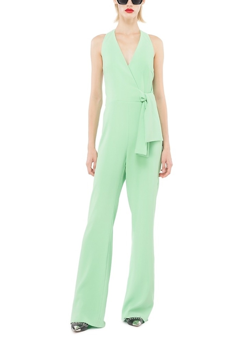 Pinko Extradry Flared Halter Jumpsuit