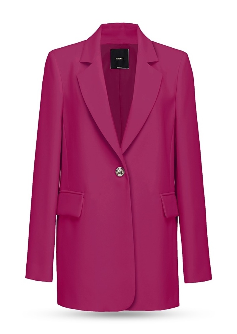 Pinko Gaeta Crepe Straight Blazer