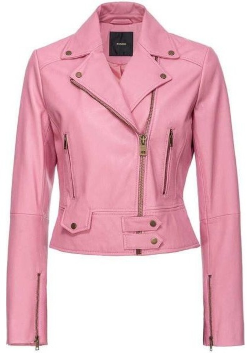 PINKO LEATHER OUTERWEARS