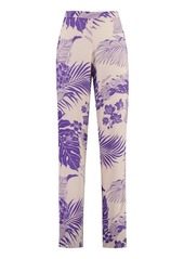 PINKO PRINTED VISCOSE TROUSERS