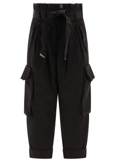 PINKO "Ronfare" cropped cargo trousers