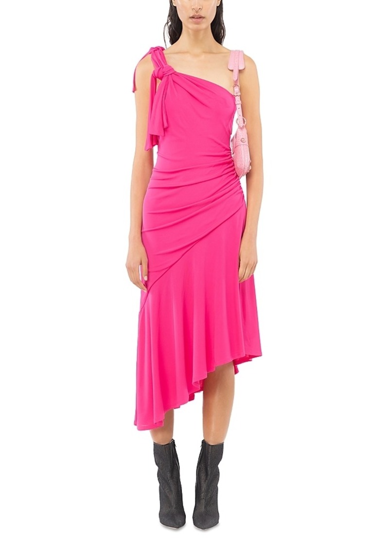 Pinko Sagrantino Abito Asymmetric Dress