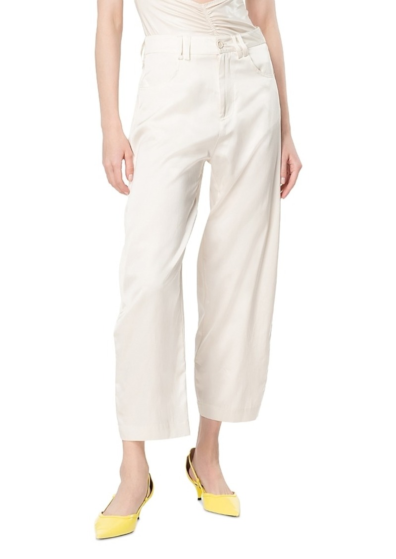 Pinko Satin Barrel Leg Pants