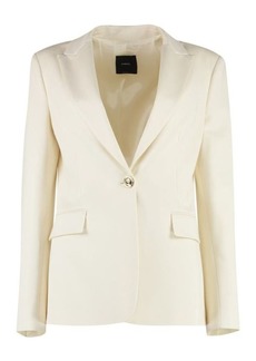 PINKO SINGLE-BREASTED ONE BUTTON JACKET