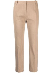Pinko pinstripe cropped trousers