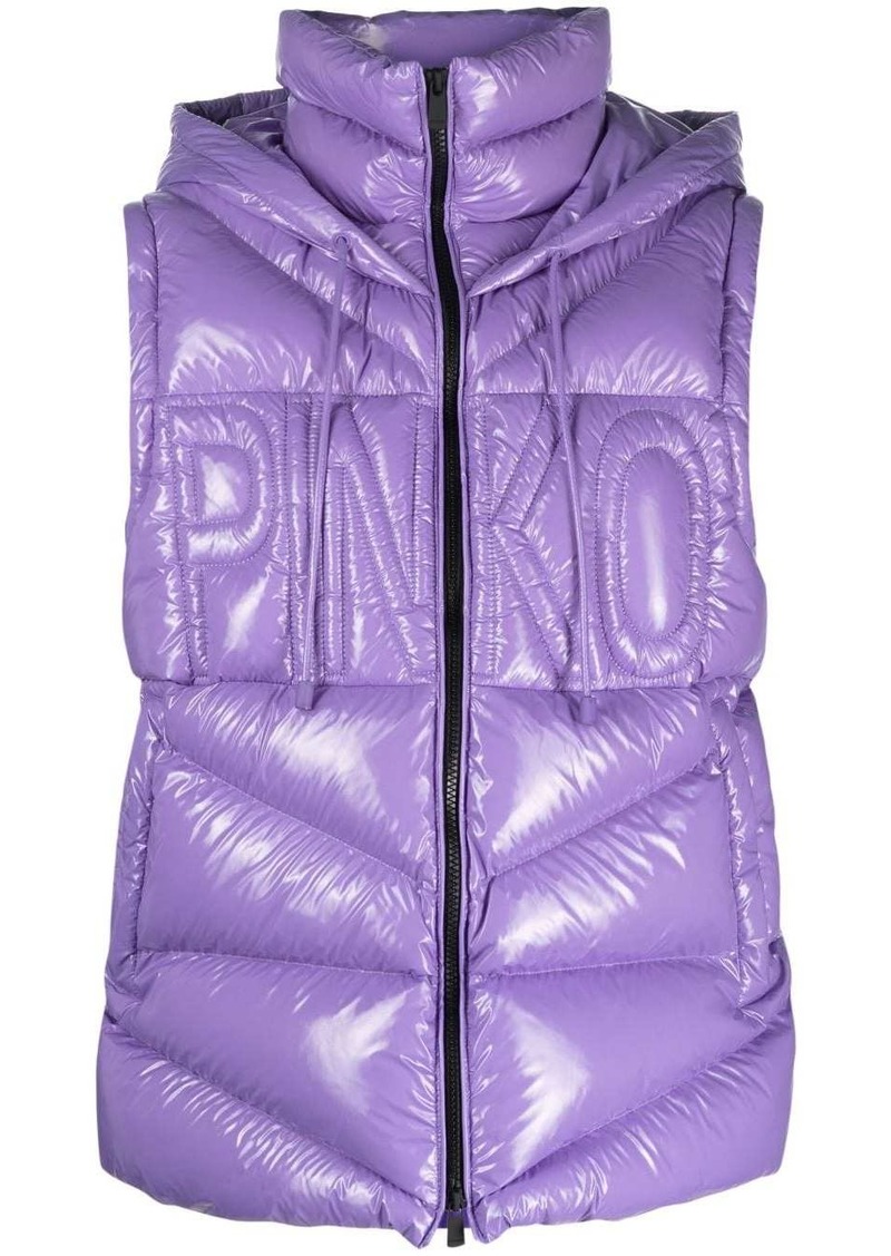 Pinko quilted hooded gilet