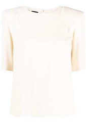 Pinko round-neck short-sleeve blouse