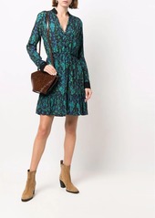 Pinko snake pattern mini dress