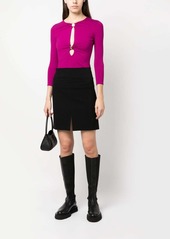 Pinko zip-up high-waist skirt
