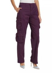 PISTOLA Bobbie Cotton-Blend Utility Pants