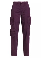 PISTOLA Bobbie Cotton-Blend Utility Pants