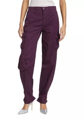 PISTOLA Bobbie Cotton-Blend Utility Pants