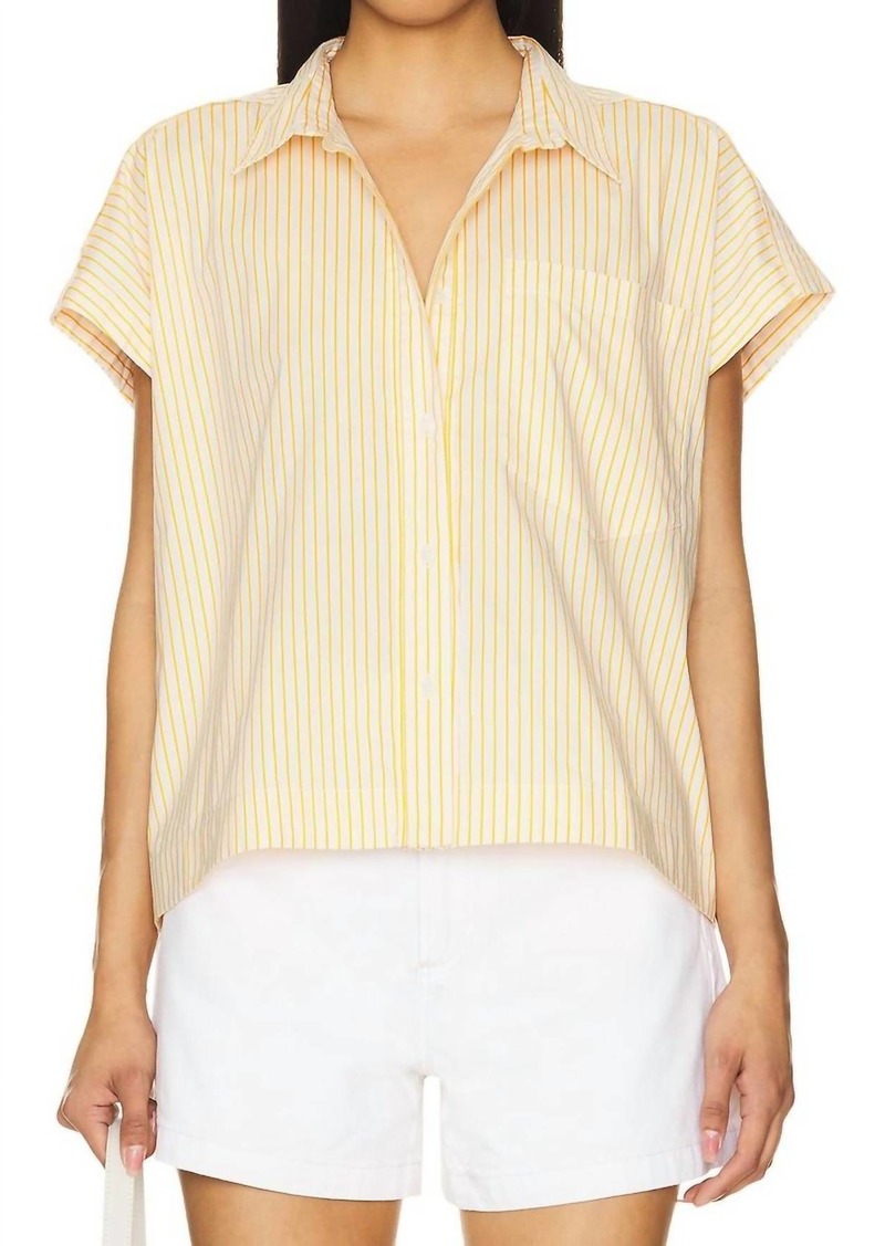 PISTOLA Cara Top In Marigold Stripe