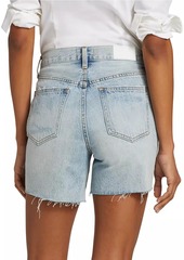 PISTOLA Devin High-Rise Distressed Cut-Off Jean Shorts
