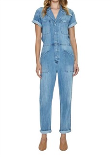 PISTOLA Grover Denim Jumpsuit In Blue Denim