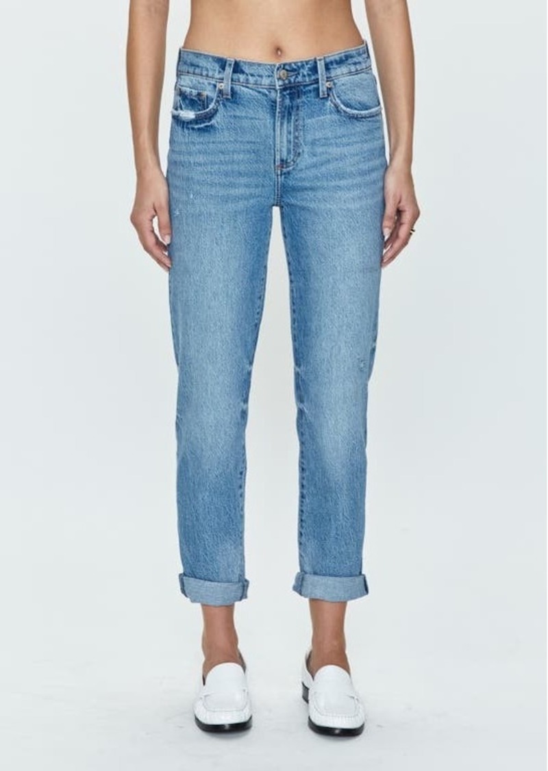 Pistola Riley Cuffed Ankle Straight Leg Jeans