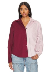 PISTOLA Sloane Oversized Button Down Shirt