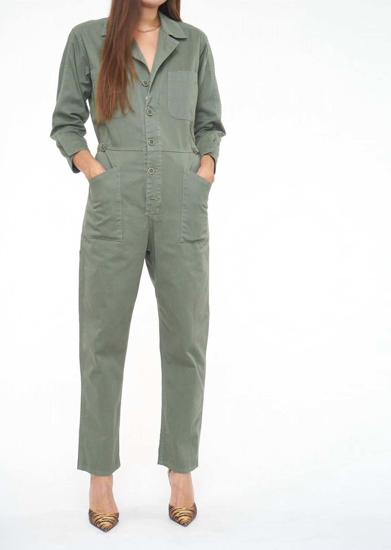 PISTOLA Tanner Long Sleeve Field Suit In Vine