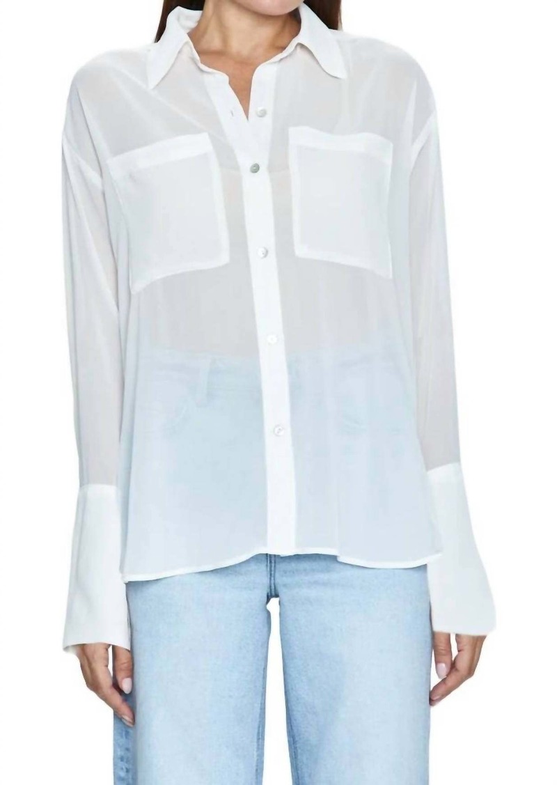 PISTOLA Willa Shirt In Ivory