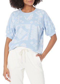 PJ Salvage Women's Loungewear Bandanarama Short Sleeve T-Shirt  XL